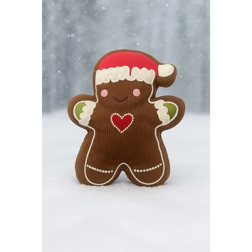 Nicholas Square Gingerbread Man Decorative Pillow 13
